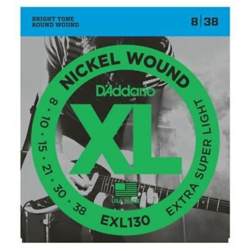 SENAR GITAR DADDARIO XL 08 / EXL130 ELEKTRIK / ELECTRIC / DADARIO SATU SET / NICKLE WOUND