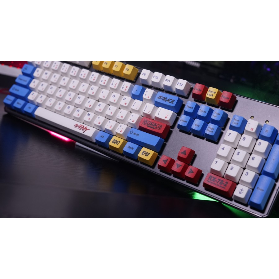 Gundam 108 Set Keycaps OEM Profile