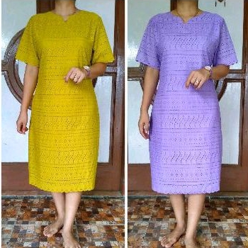 katun bordir lapis furing resleting blkng L XL XXL 3xl