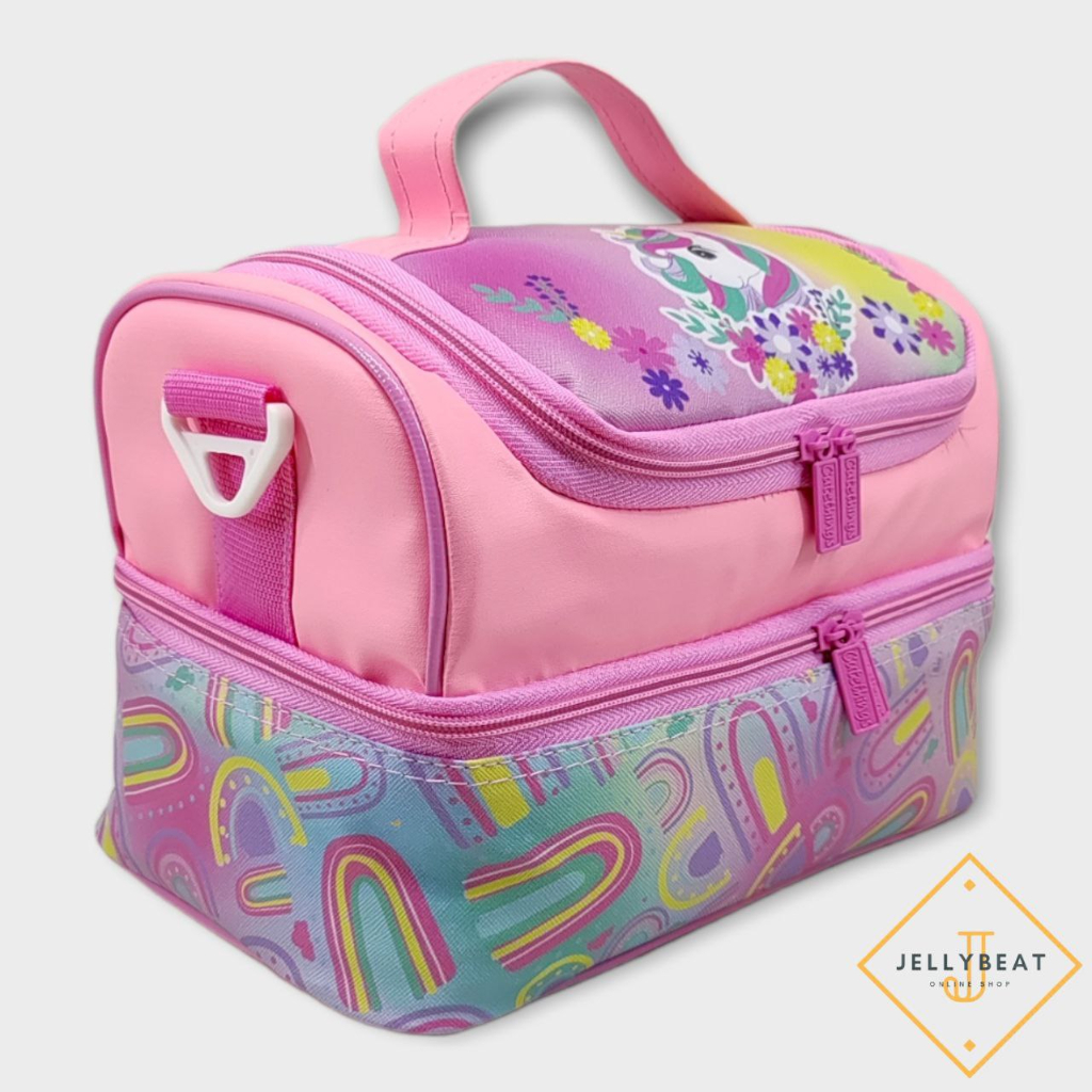 Tas Susun MOTIF UNICORN RAINBOW / Tas Slempang Smiggle /Lunch Bag Susun