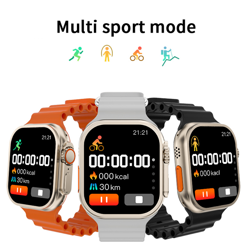 Smartwatch Z69 Ultra Serise 8 S8 Ultra Max 49MM 1:1 2.01” inch Screen HD Sports Watch 8 Ultra Smart Watch Bluetooth Call ( UPGRADE)