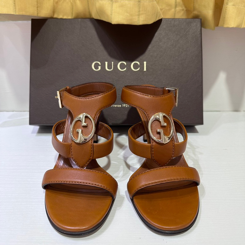 [PRELOVED] ORIGINAL Gucci Brown Heels