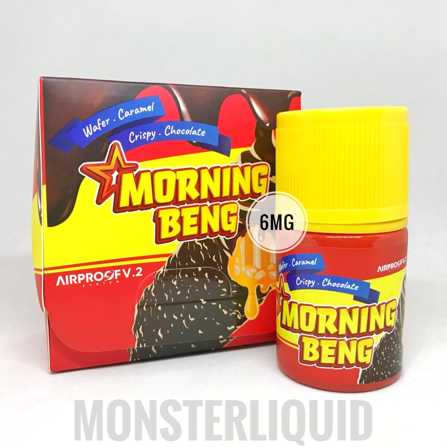 MORNING BENG WAFER CARAMEL CRISPY CHOCOLATE BY MSI 6MG 60ML