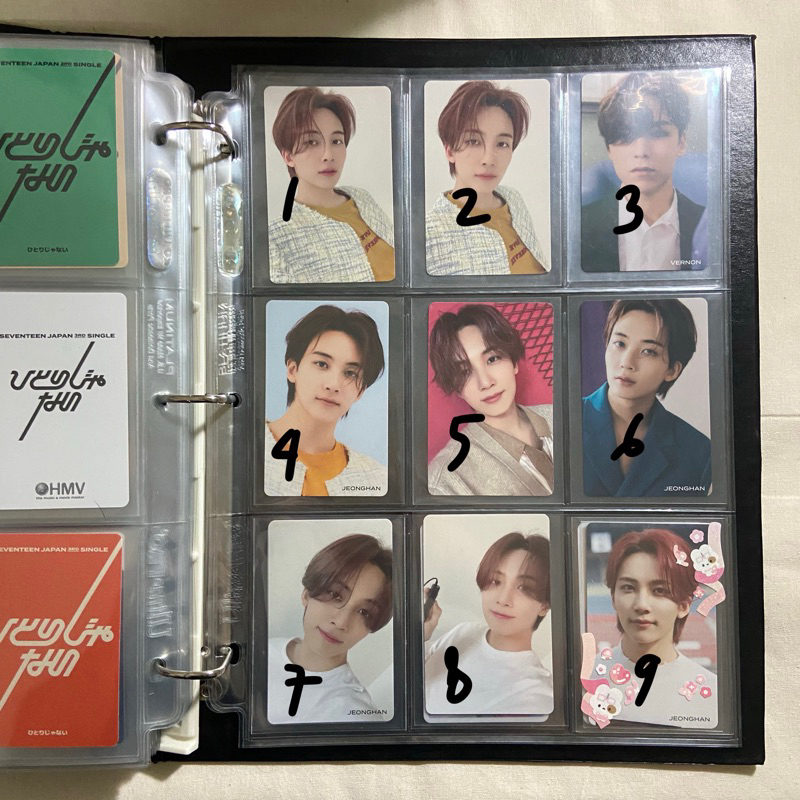SEVENTEEN JEONGHAN VERNON Hitorijanai PC Photocard