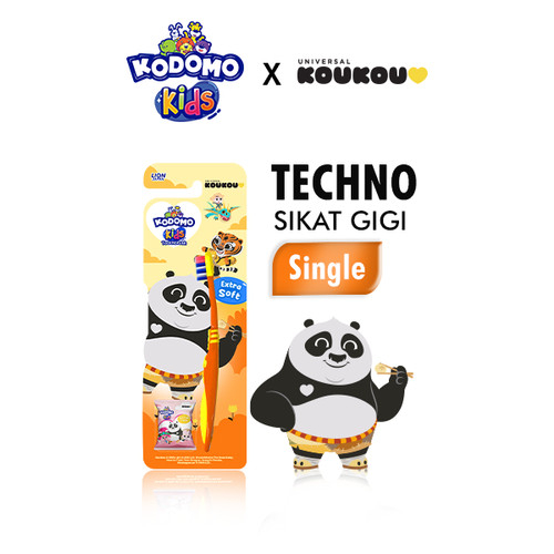 Kodomo Kids Sikat Gigi Techno Extra Soft (kemasan baru)