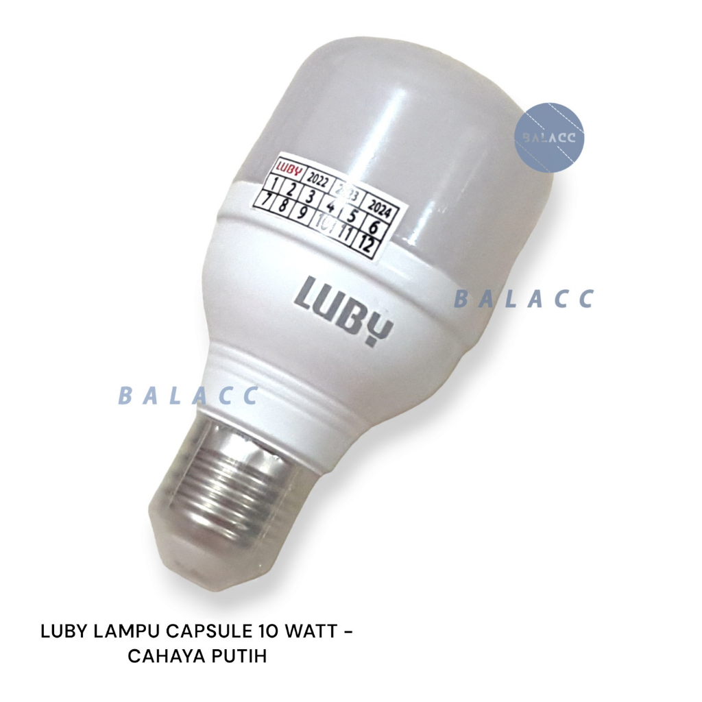 Lampu Led 10 Watt Capsule Luby Cahaya Putih