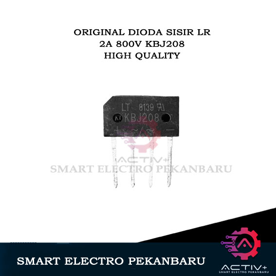 ORIGINAL DIODA SISIR 2A 800V KBJ208 DIODA BRIDGE DIODE 208 2 AMPERE DIODE SISIR 2 A DIODA BRIDGE SEP