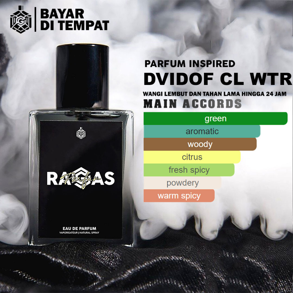 RAGAS PARFUM | PARFUM DAVIDOFF COOL WATER | PARFUM PRIA - MINYAK WANGI PRIA - PARFUM COWOK - FAARFUM