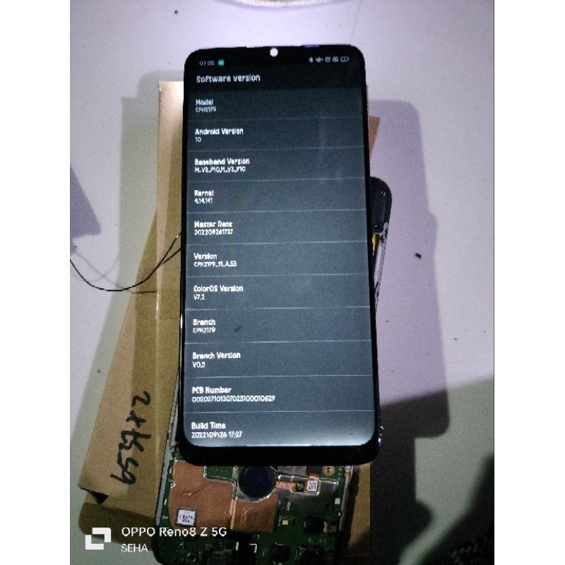 Mesin oppo a15s normal