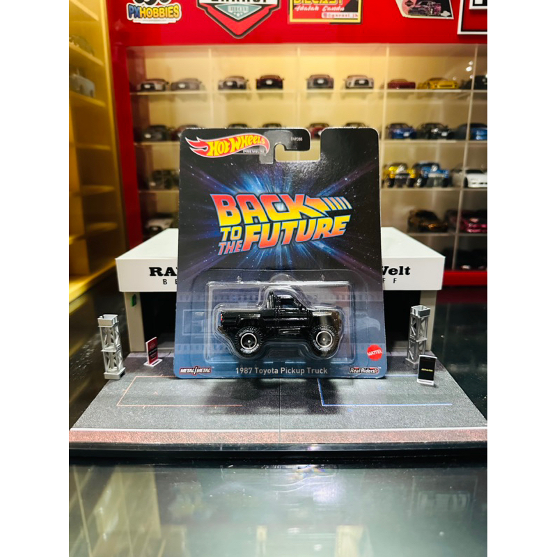 Hotwheels Retro Premium 1987 Toyota Pickup Truck Back To The Future Japan Sticker