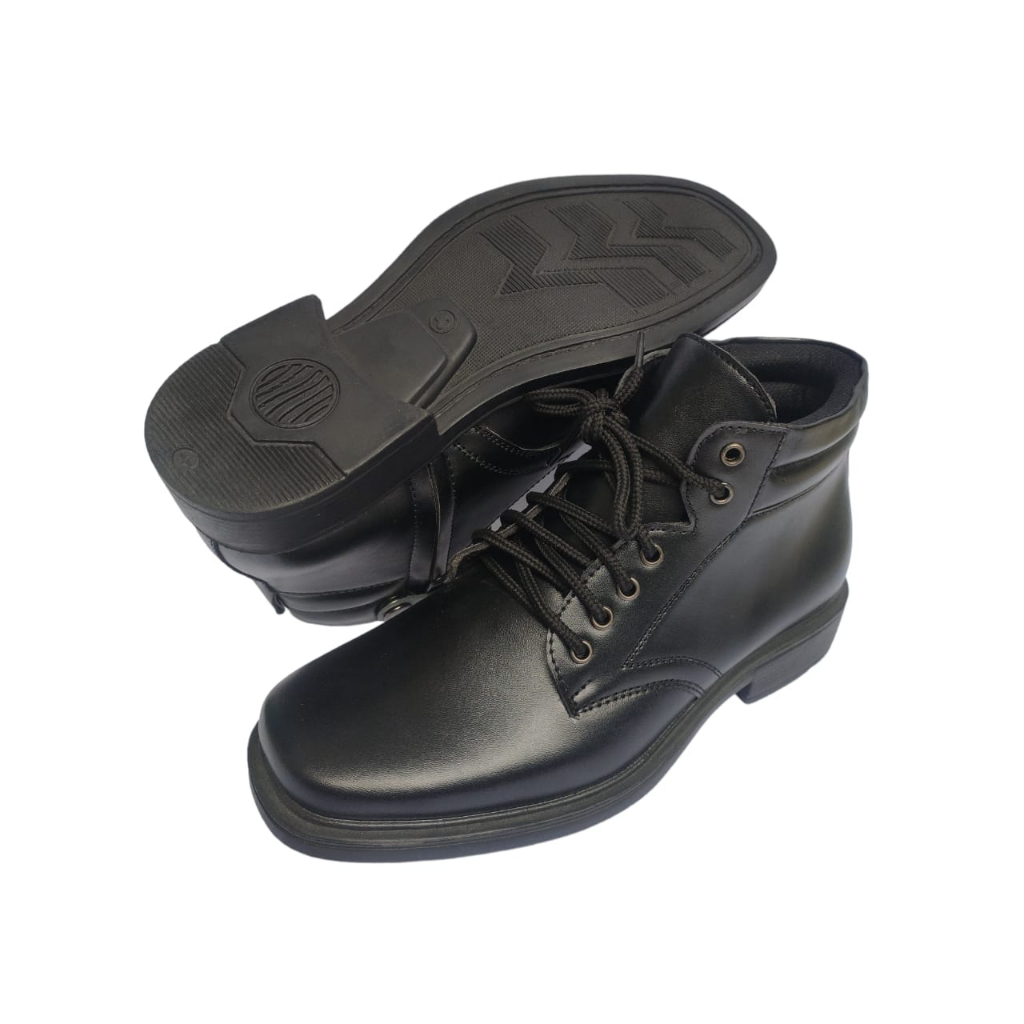 Sepatu Pdh Tali Sleting Pria