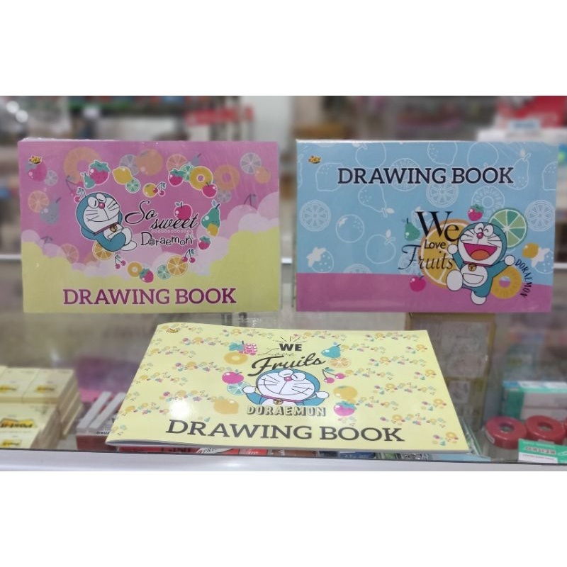 

BUKU GAMBAR A4 KIKY UKURAN 20 X 30 CM ORIGINAL MOTIF DORAEMON | GIOVARE