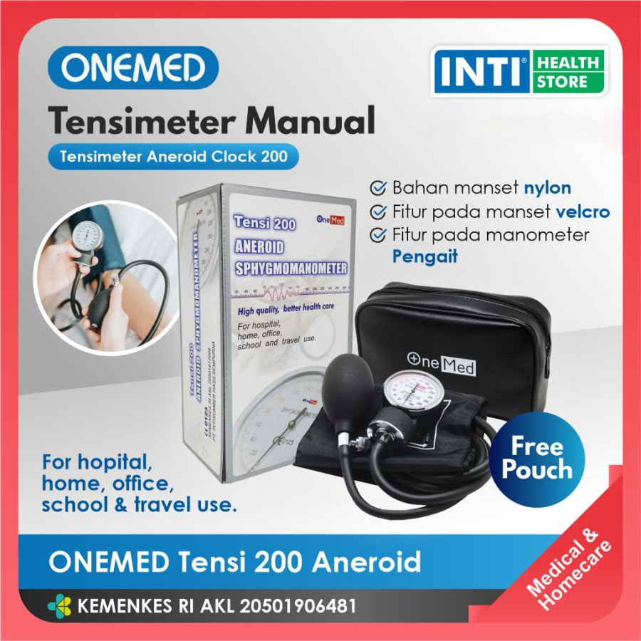 Onemed | Tensimter 200 Aneroid | Tensimeter Aneroid