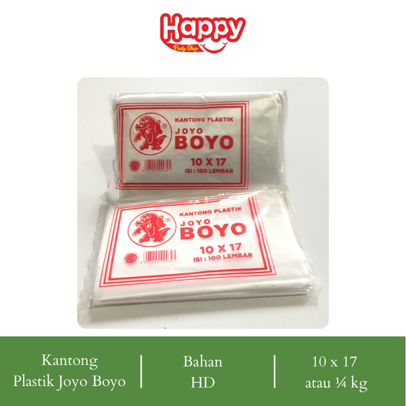 PLASTIK JOYO BOYO / PLASTIK KEMASAN / PLASTIK JAJAN / PLASTIK ES / PLASTIK SERBAGUNA by Happy.partys