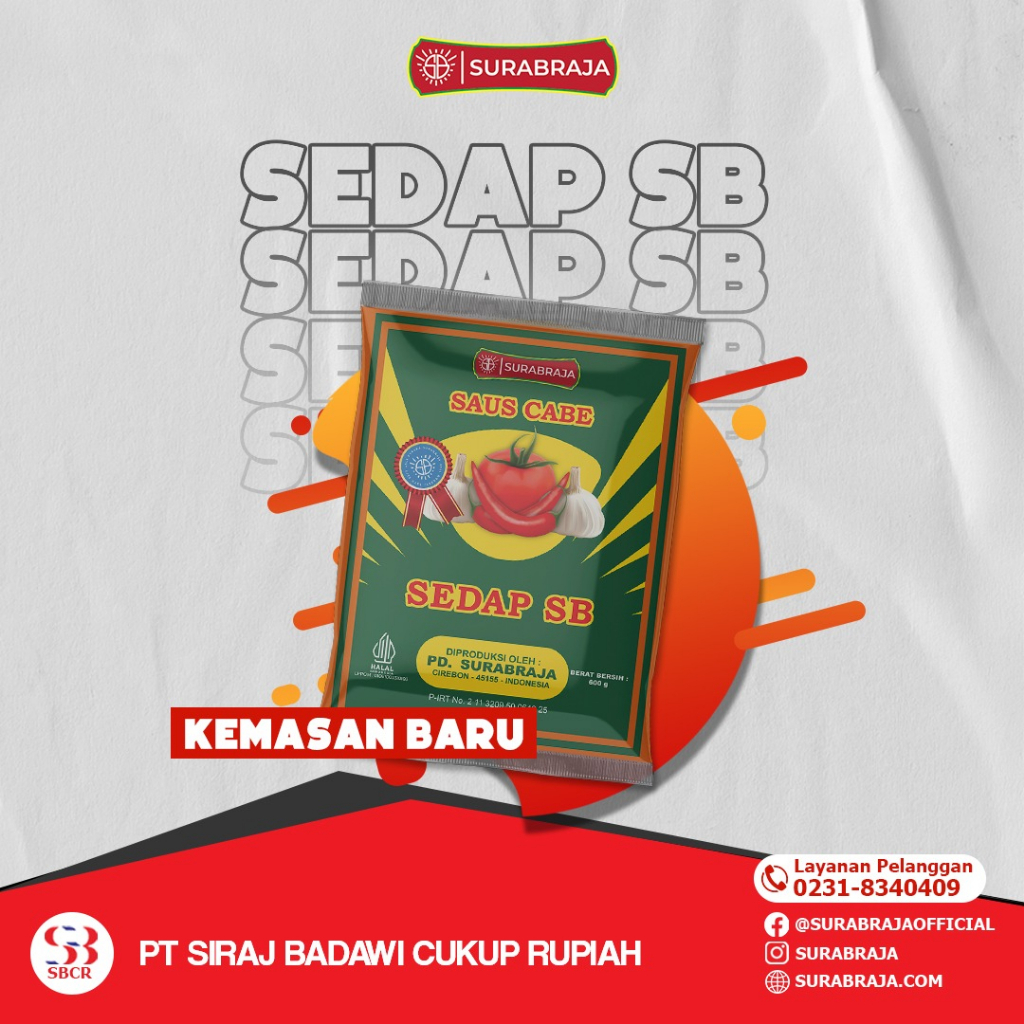 

SEDAP SB | Saus Cabe | Saus Sambal | Sambel Sedap | Saos Sedap SB Kemasan Bantal Refill isi 600gr