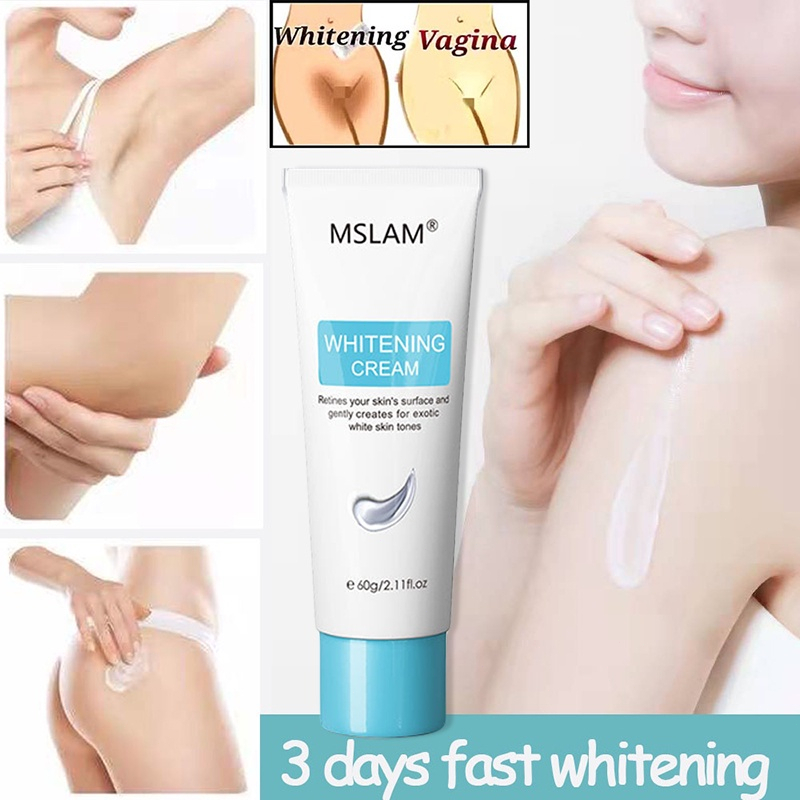 60g Mslam Pemutih Ketiak Dan Selangkangan Ampuh - Private Parts Whitening Cream Underarm Whitening Pink For Lips, Areolas And Private Parts