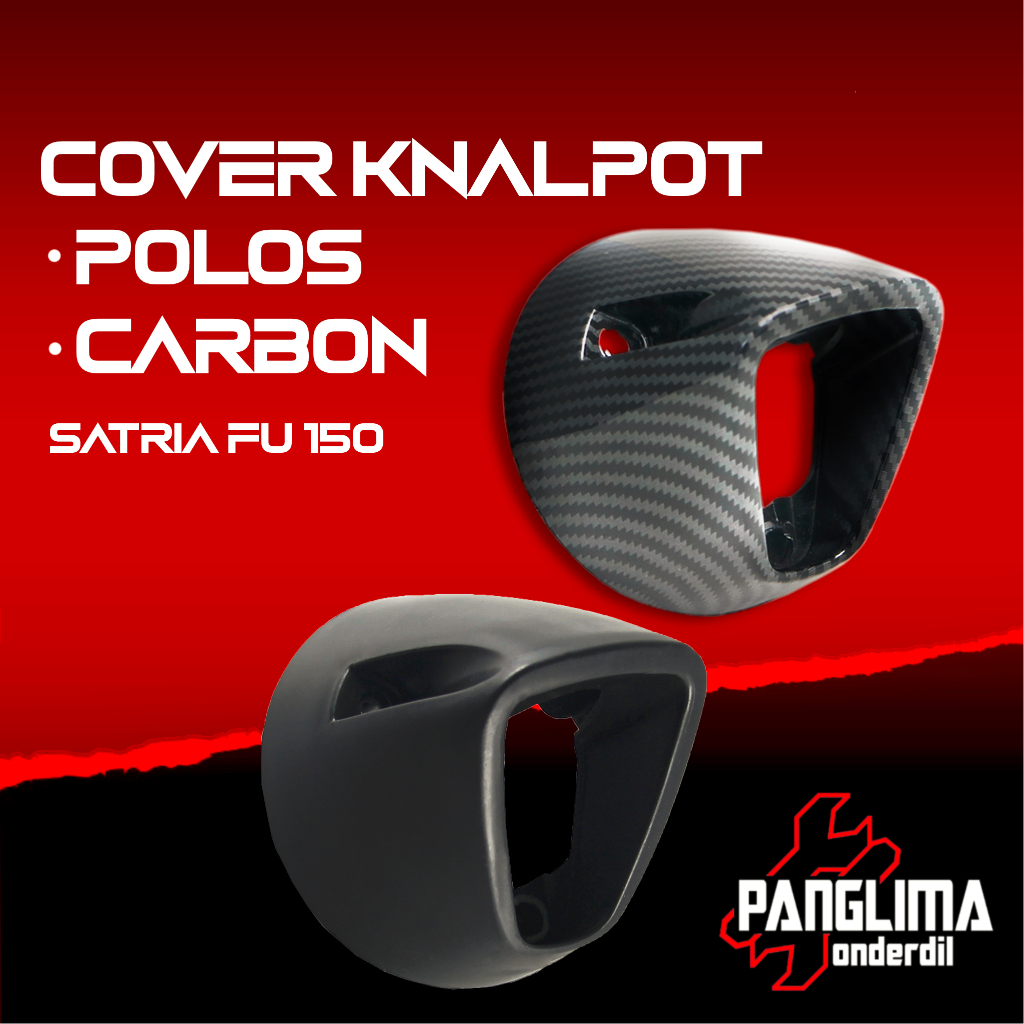 Moncong Knalpot Satria FU Barong 2013 Hitam Pelindung-Cover Tutup-Penutup-Tameng Kenalpot-Muffler-Exhaust