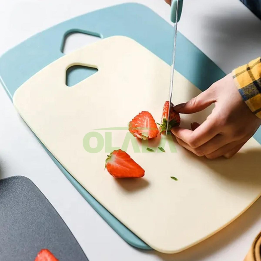 CUTTING BOARD / CHOPPING BOARD SET 3 PCS FOOD GRADE TELENAN DAPUR OLL-2131