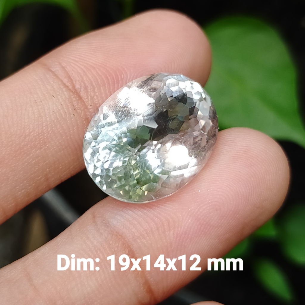 BATU KECUBUNG KRISTAL PUTIH SUPER BENING cek batu lainnya yaman api wulung opal bacan permata kalima