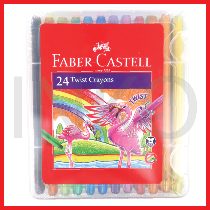 

FABER CASTELL TWIST CRAYONS SET 24