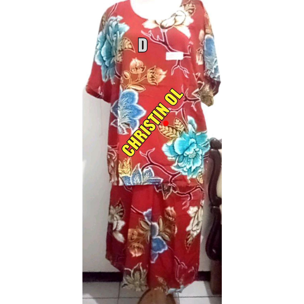 BABYDOLL KENCANA UNGU JUMBO MAXI LL LABEL BIRU