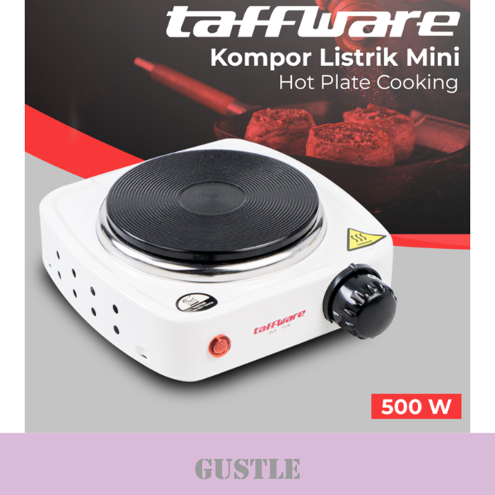 Kompor Listrik Taffware - Kompor Listrik Mini Hot Plate Cooking 500 W / Kompor Listrik Portable Terb