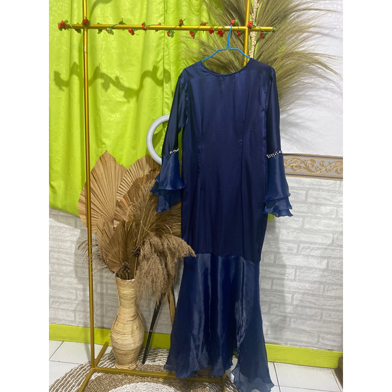 gamis pesta duyung organza