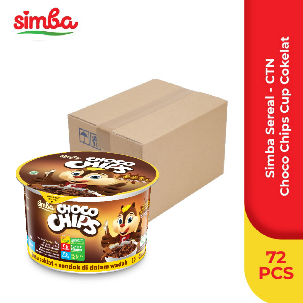 

CTN - SIMBA CHOCO CHIPS CUP SUSU COKLAT 34 GRAM