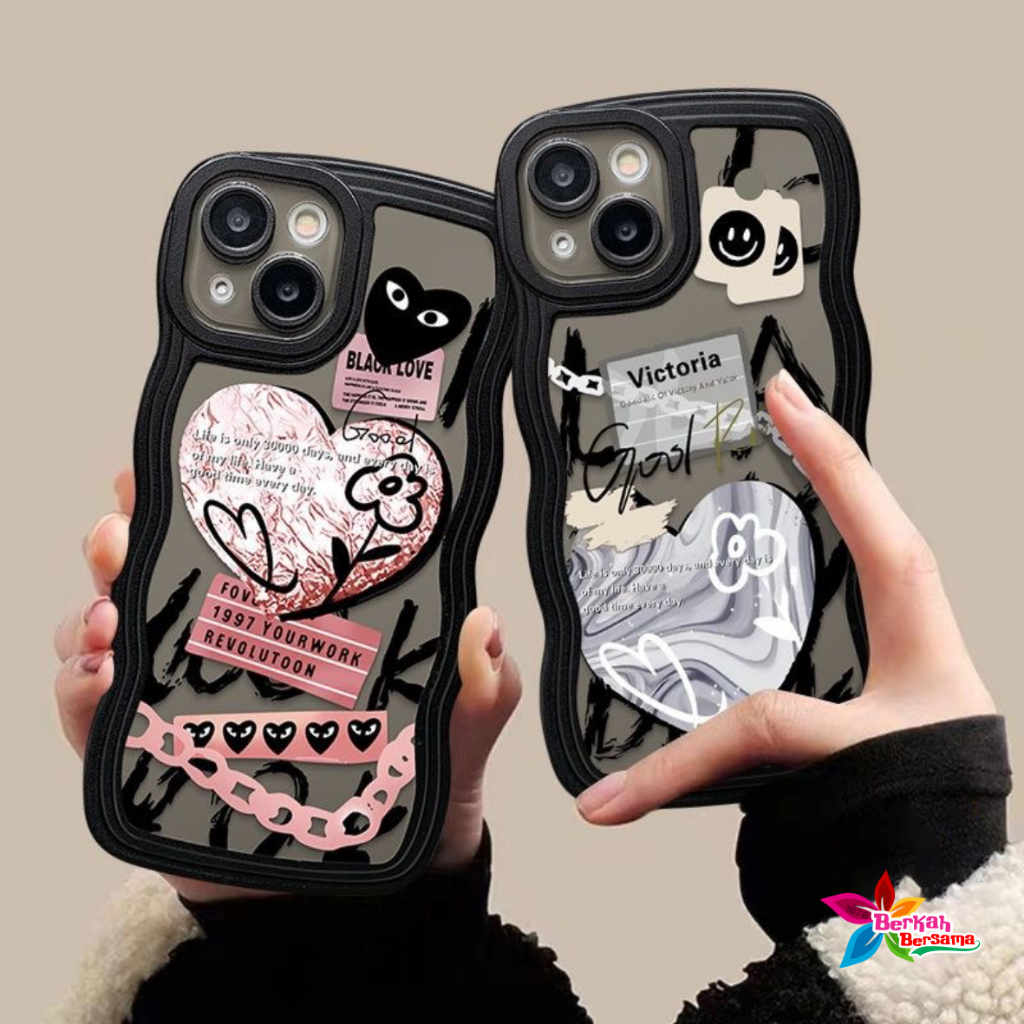 SS814 SOFTCASE TPU FASHION LOVE GRAFITI FOR SAMSUNG A20 A30 A21S A20S A22 A32 A33 A34 A50 A50S A30S A51 A52 A53 A54 A24 BB8018