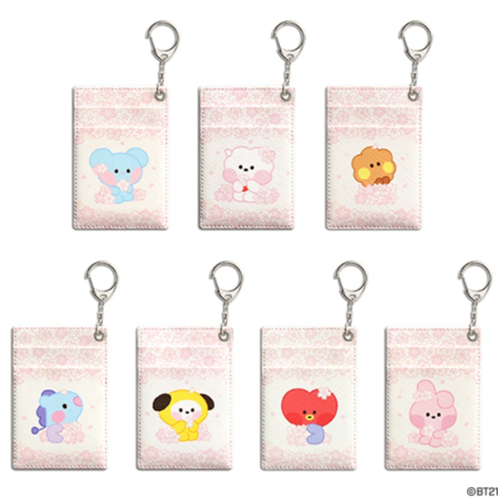 [READY STOCK] BT21 X MONOPOLY CARD HOLDER CHERRY BLOSSOM