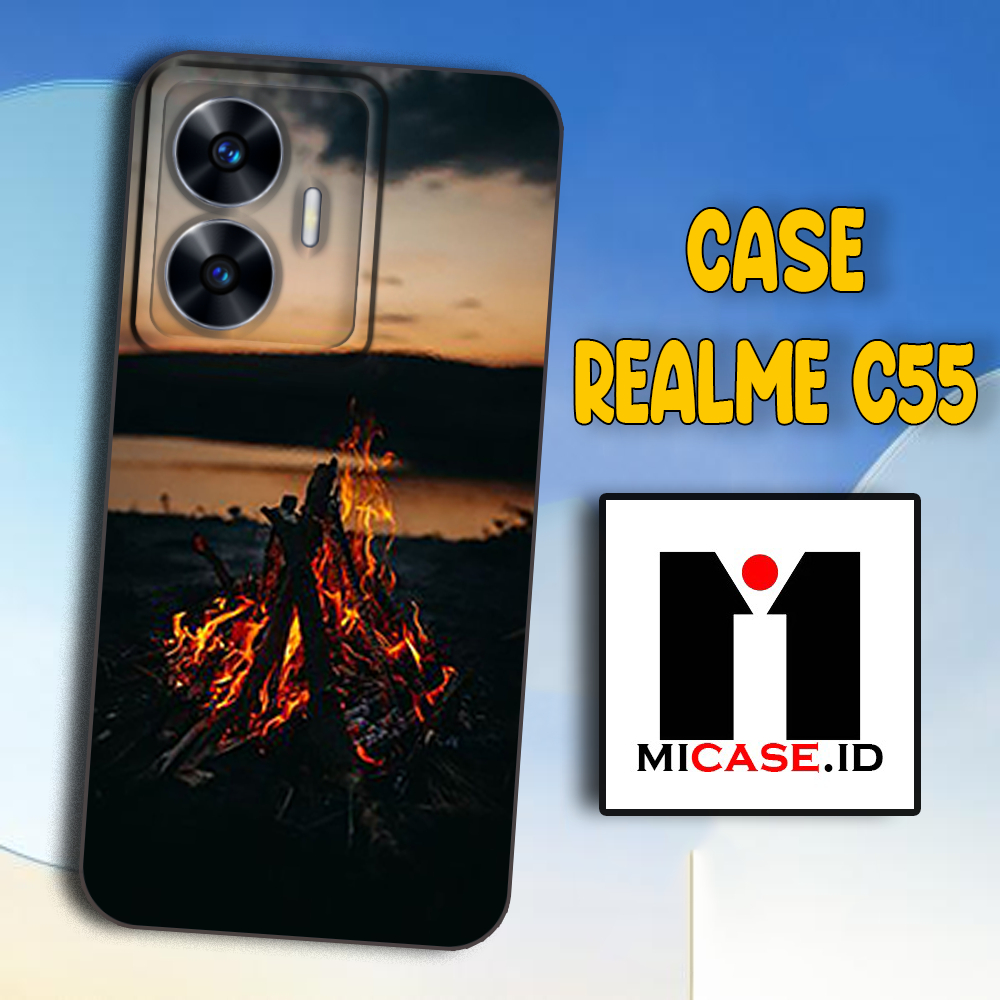 Case REALME C55 - Casing REALME C55 Fashion Case Terbaru 2022 MI.CASE [ API UNGGUN ] Soft Case Glass REALME C55 - Case Hp REALME C55 - Case Hp - Casing Hp - Softcase Glossy - Case Terlaris - Case Termurah