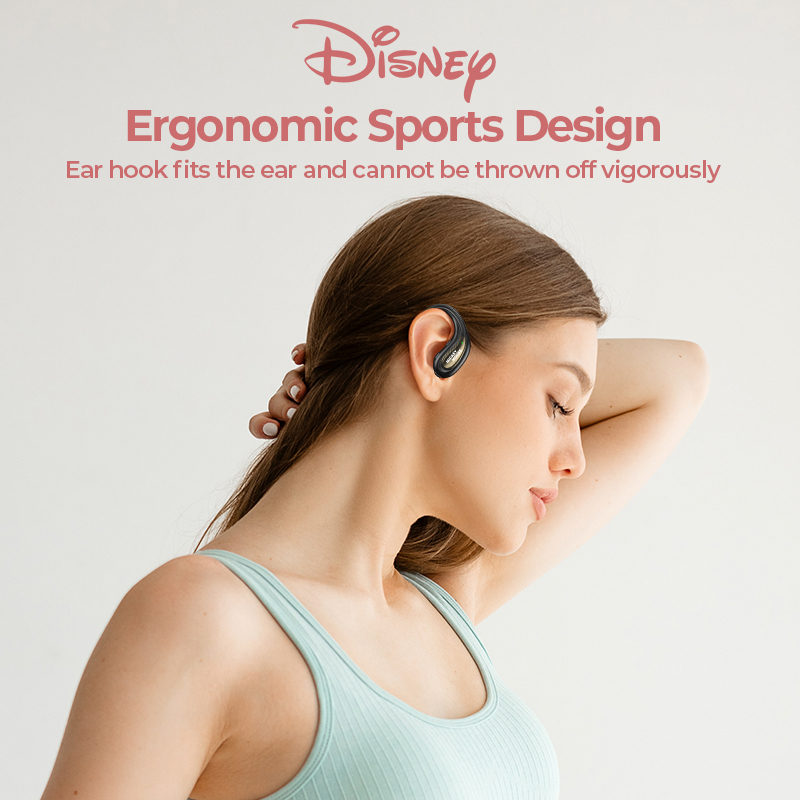 Disney S28 Bluetooth 5.3 Wireless TWS Sport Headset With Waterproof Mic/Earhook HiFi Stereo Music