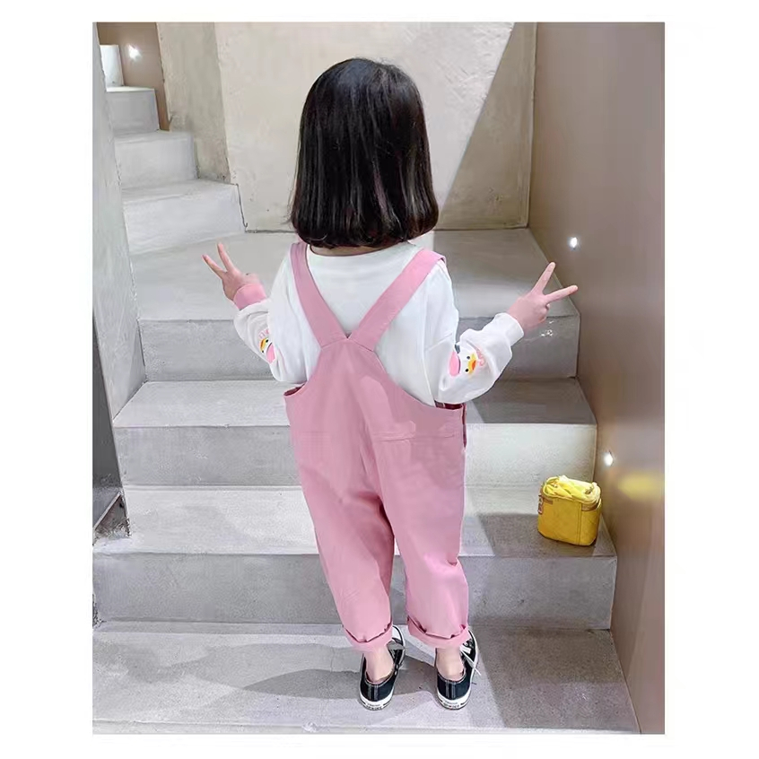 setelan anak perempuan/setelan 1-5 tahun/setelan overall soft daisy duck