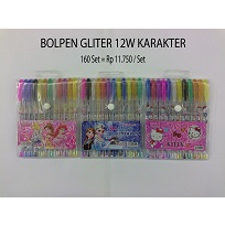 

Harga Grosir (1packs/12pcs ) Pulpen Coloring Glitter Pen Gel 12 Warna