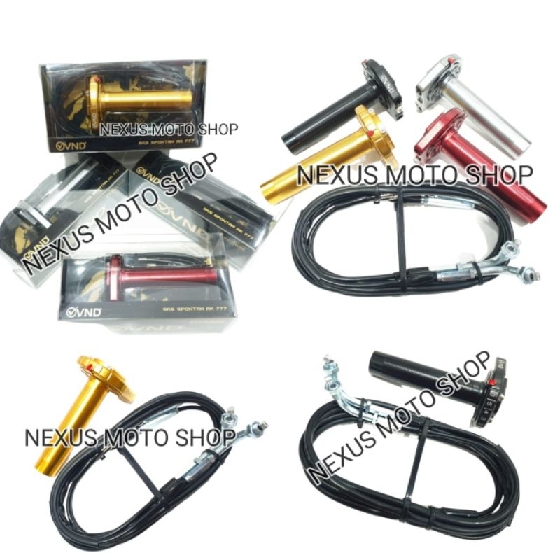 gas spontan vnd 2 kabel nmax lexi aerox nmax new aerox new xmax