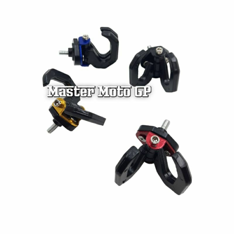 gantungan barang spider matic Gantungan barang cabang 2 hook variasi motor gantungan Barang cnc mio vario fazzio beat scoopy nmax xeon fino