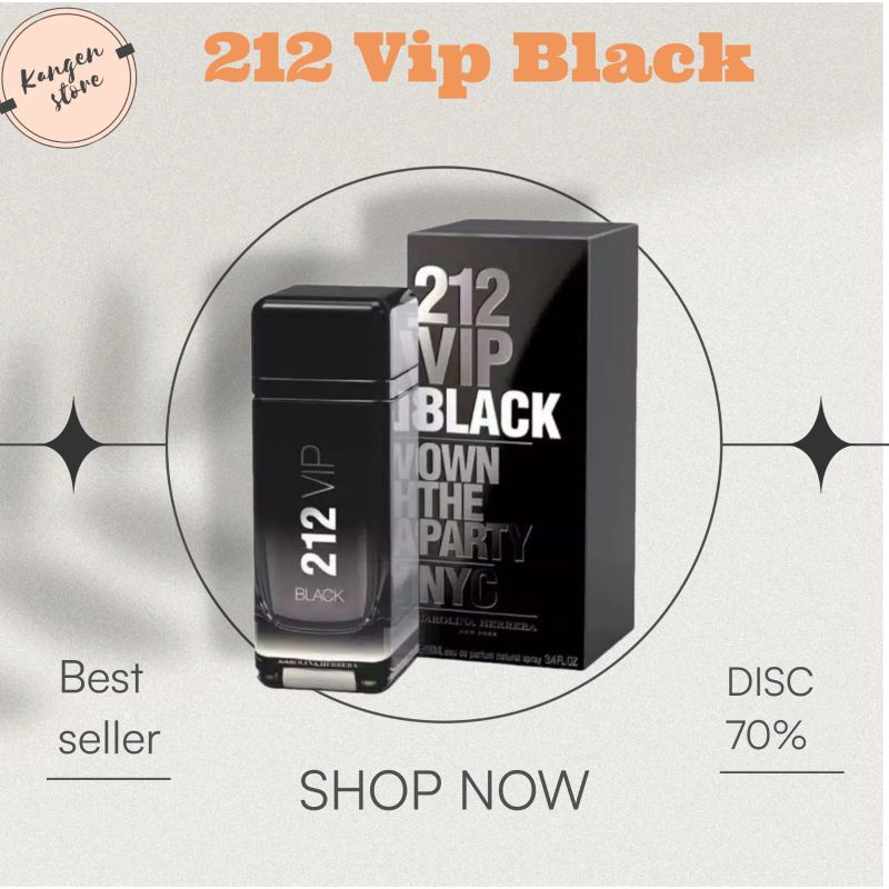 CAROLINA Herrera 212 VIP Black EDP Parfum Pria
