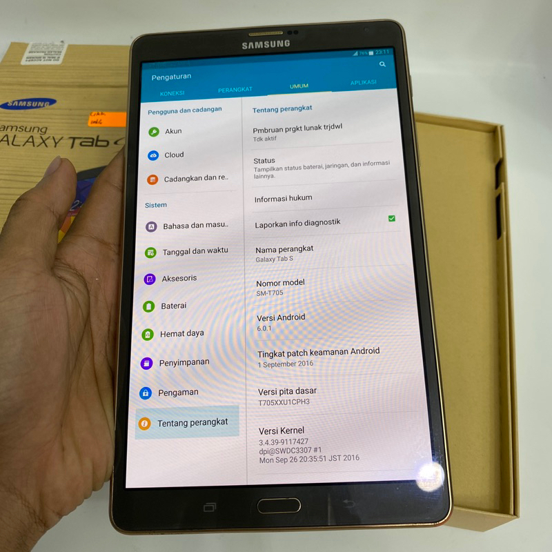 samsung tab s sm-t705