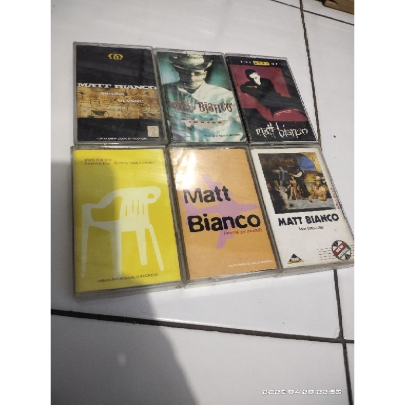 kaset pita matt bianco / paket