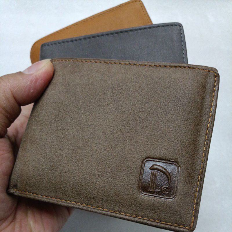 Dompet Pria Kulit Lipat DC Collection || Dompet Laki Laki Kulit Devina Asli