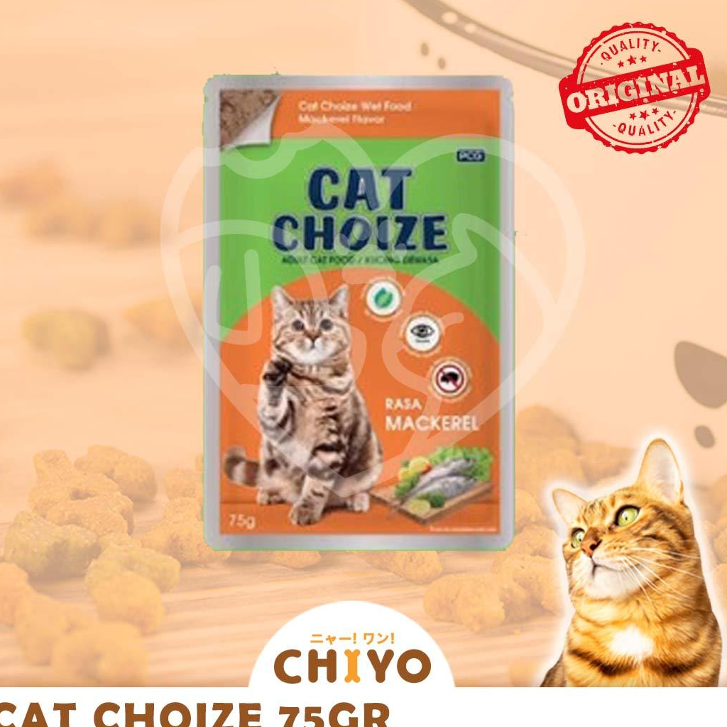 CAT CHOIZE POUCH 75GR - MAKANAN KUCING BASAH 75GR