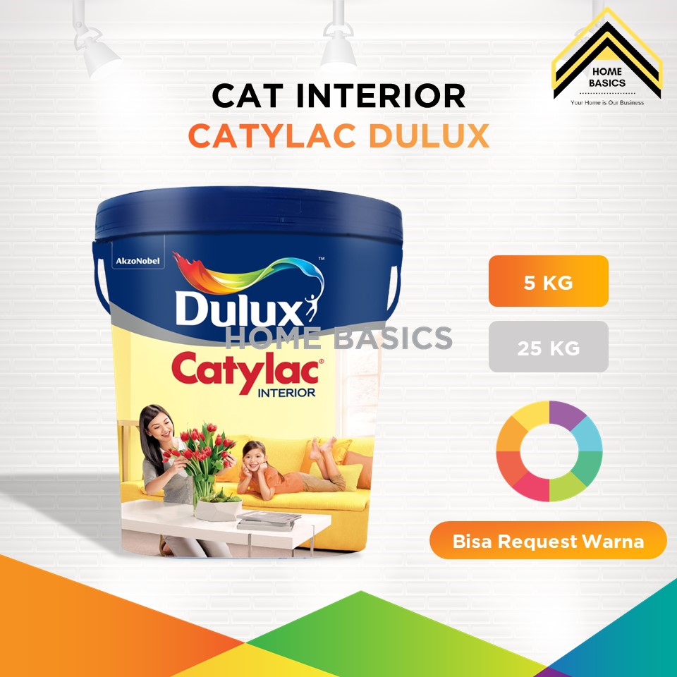Cat Tembok Interior Catylac Dulux 5 Kg / Cat Dinding Air