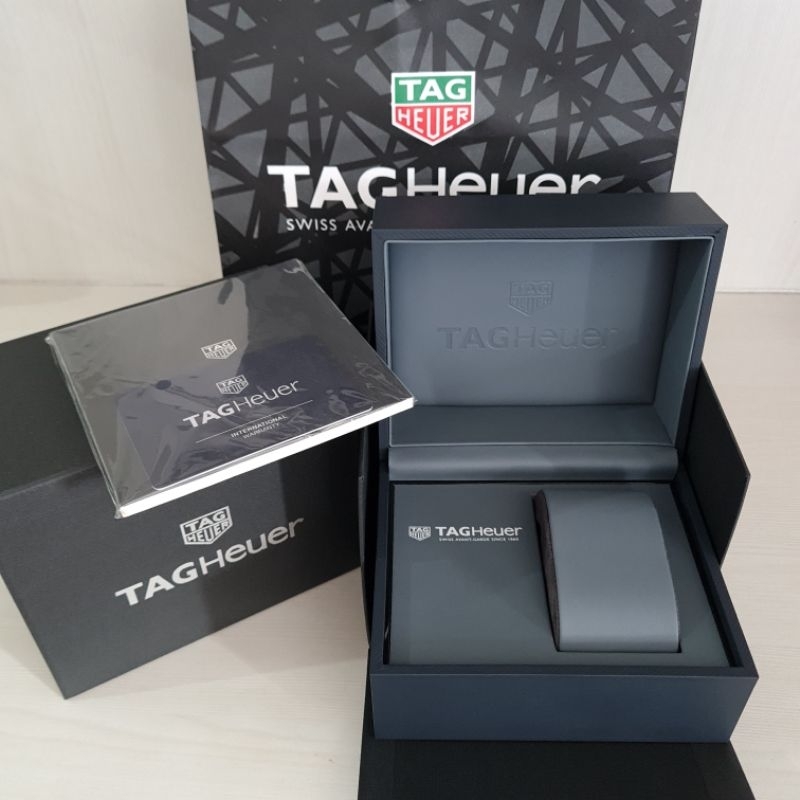 Kotak box jam tangan merk TAG HEUER TH Watch model Original fullset