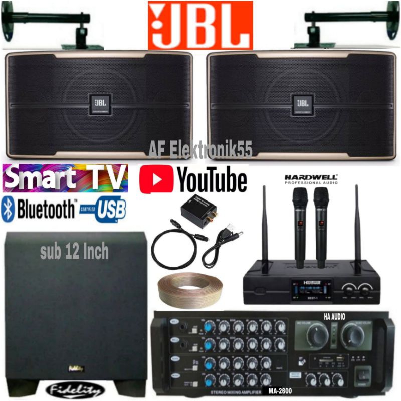 Paket Sound System Karaoke JBL Subwofer 12 Inch Original