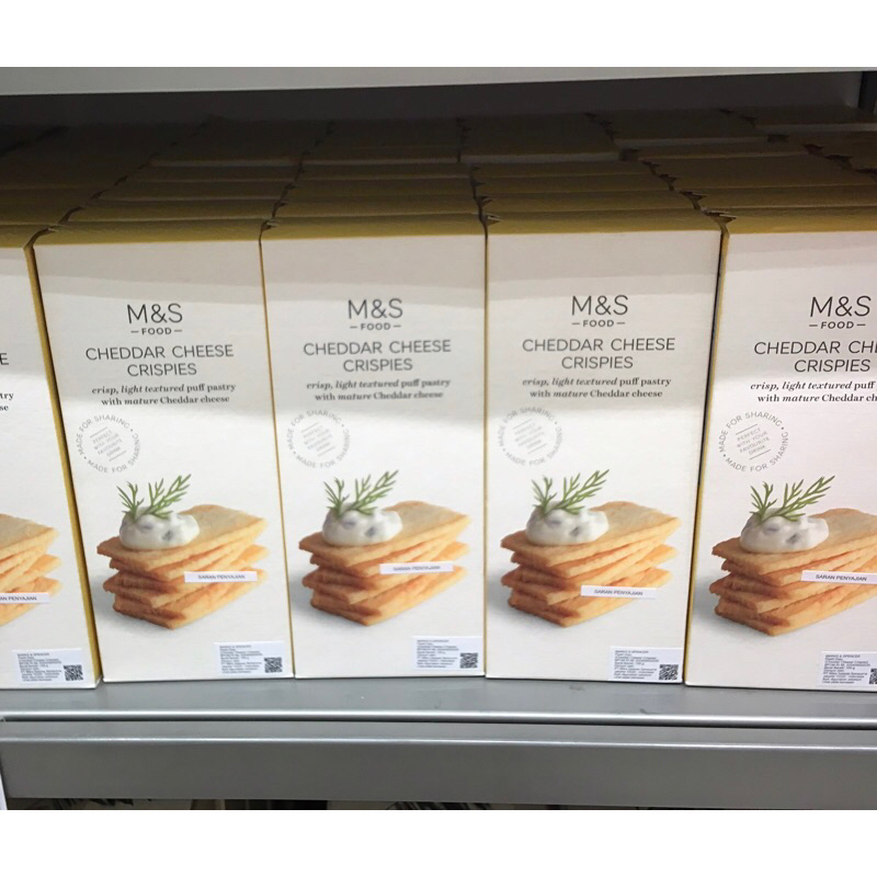 

Marks Spencer M&S Food Biscuit Keju Cheese Crispies 100gr