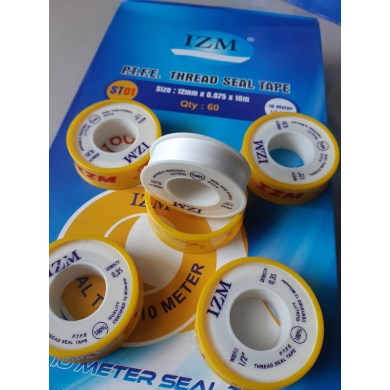 sealtape seal tape siltip murah 12 mm x 10 meter