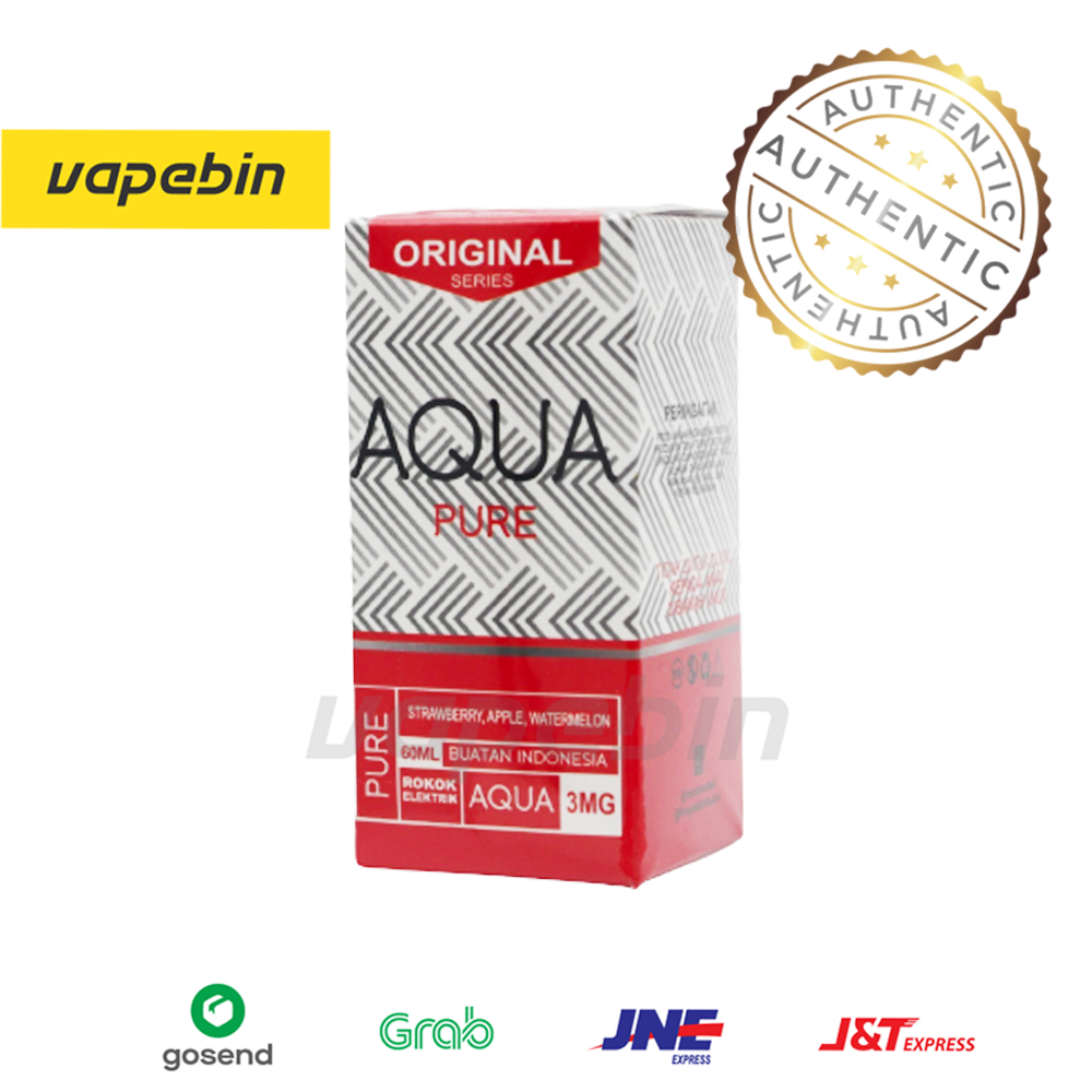 LIQUID AQUA PURE STRAWBERRY APPLE WATERMELON - AQUA ORIGINAL - 60ML