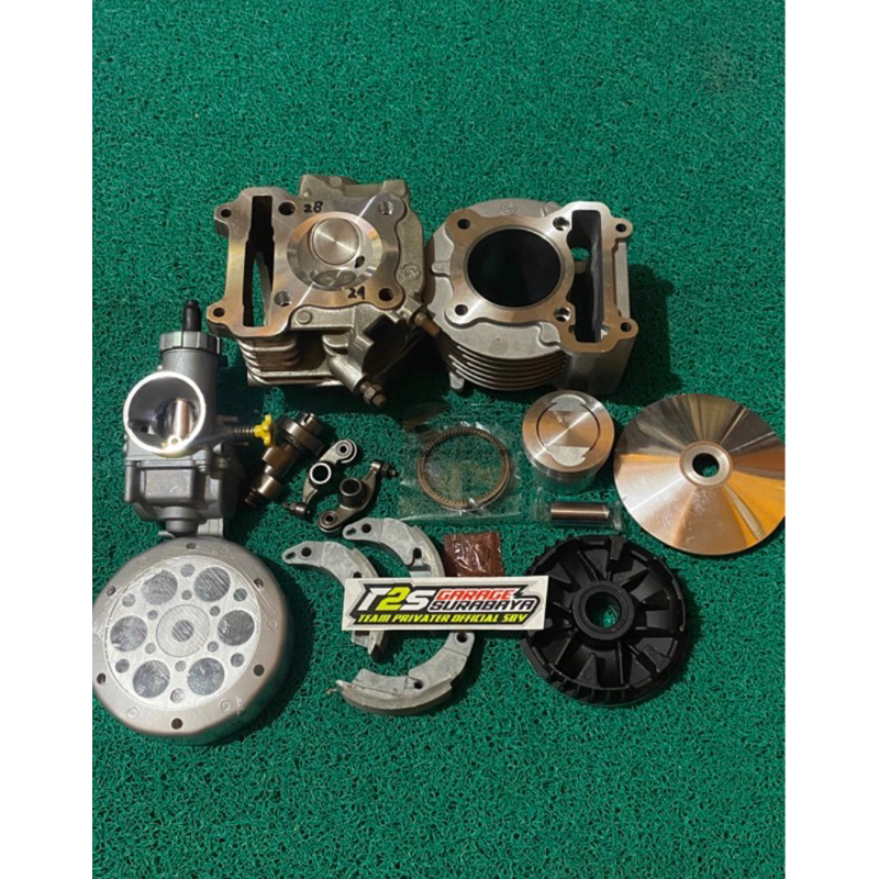 Paket Bore UP Komplit Set Mio Set Sampingan Racing Set Karbu 150CC PNP