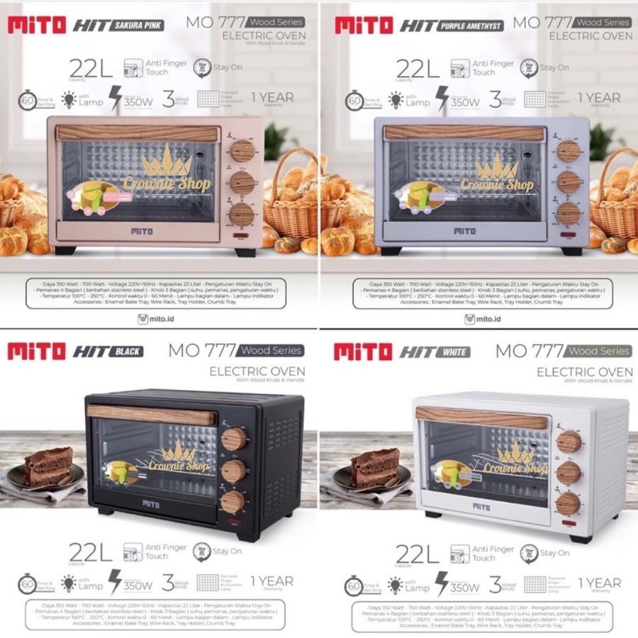 KHUSUS GOSEND - Oven Listrik Mito MO-777 HIT 22 Liter MO777