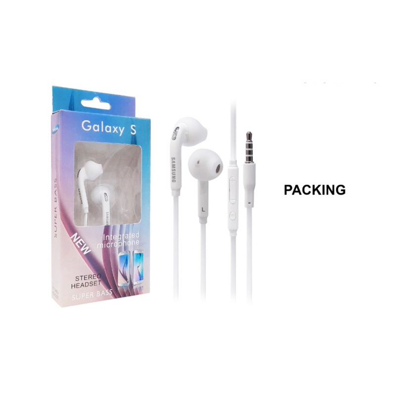 Earphone / handsfree Samsung s7/s7 edge Packing